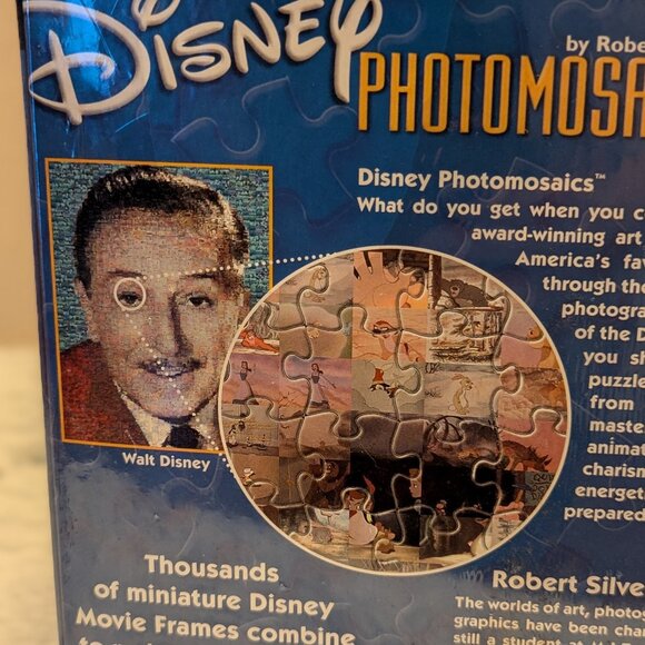 Disney Mickey Mouse 1000 Piece Photomosaic Jigsaw Puzzle by Robert Silvers New - Picture 7 of 8